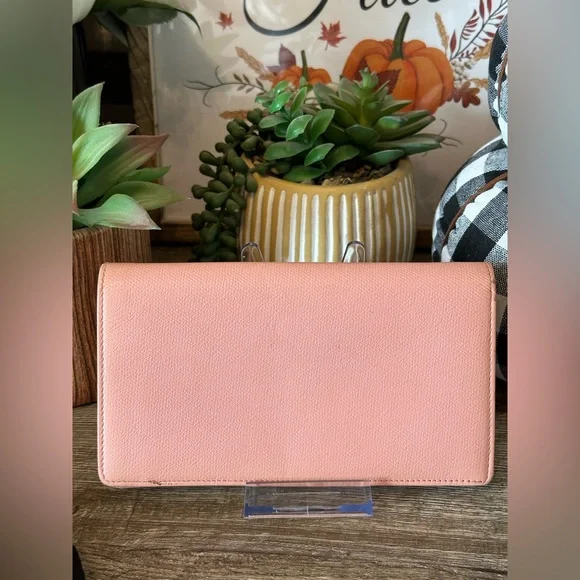 Chanel Coco Button Long Wallet Pink Gold Hardware - Picture 3 of 16